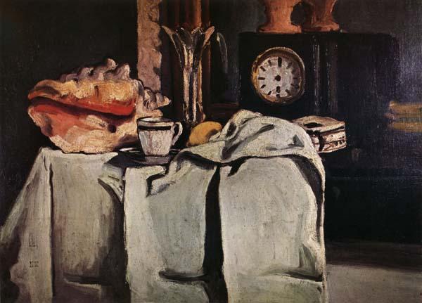 Paul Cezanne The Black Marble Clock